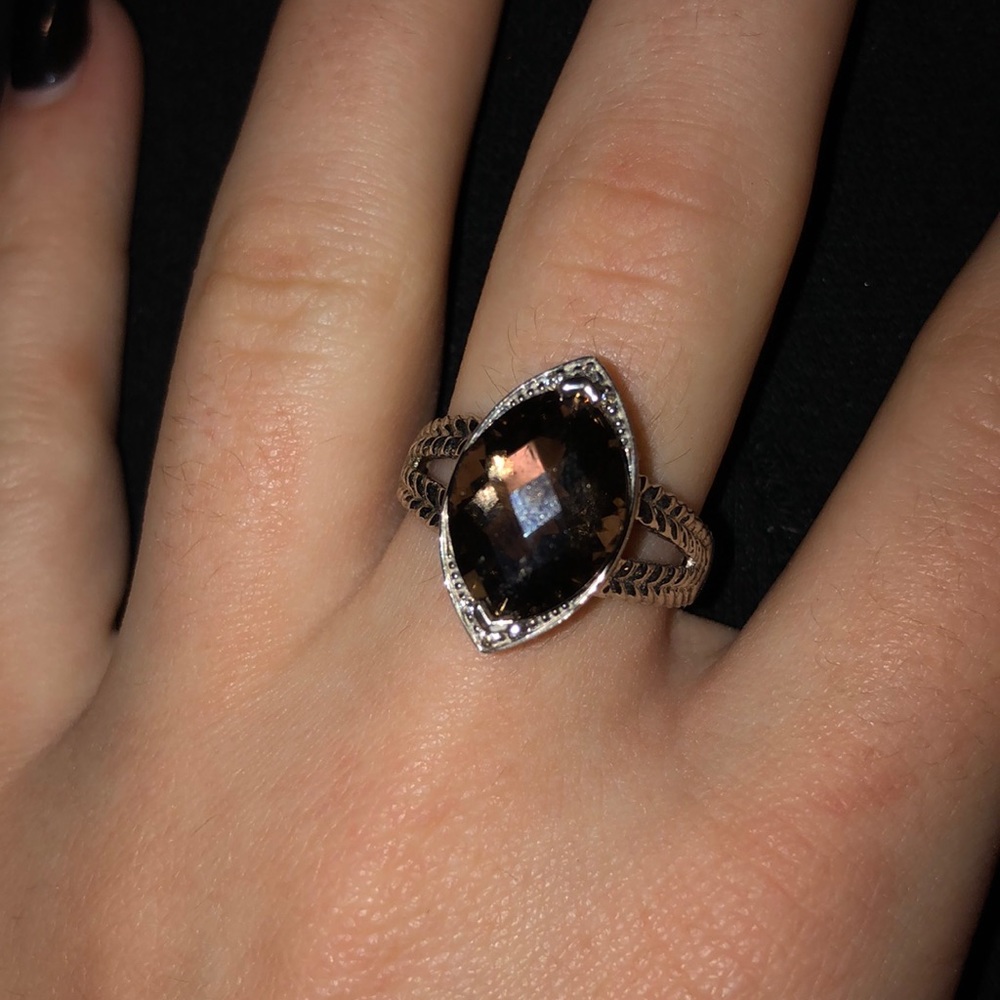 JTV Chocolate Princess Ring (NEW) + Free Gift!